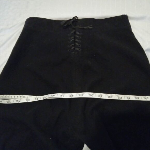 Original navy pants revamped in genuine wool, lace-up closure, multiple buttons - Picture 5 of 7